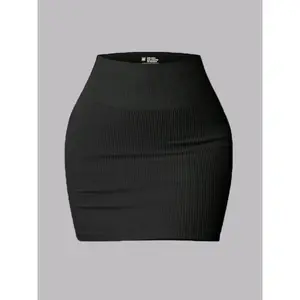 Women's Solid Textured High Waist Sports Skirt, Casual Sporty Comfy Breathable Skirt for Gym Workout Running, Ladies Sportswear for All Seasons, Workout Skirts