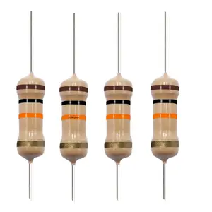 10K Ohm Carbon Film Single Fixed Resistor 1/2 W (0.5 Watts) 5% Tolerance, (10K R, 10K ohm, 10K ?) Resistor (10 Pack)