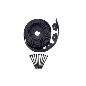 100inch flexible garden border landscape edging, includes special anchoring tips, no-dig garden edge kit, easy to install and maintain, no digging required.