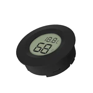 Embedded thermometer and hygrometer with buttons, moisturizing temperature control box, high-precision thermometer for home reptiles