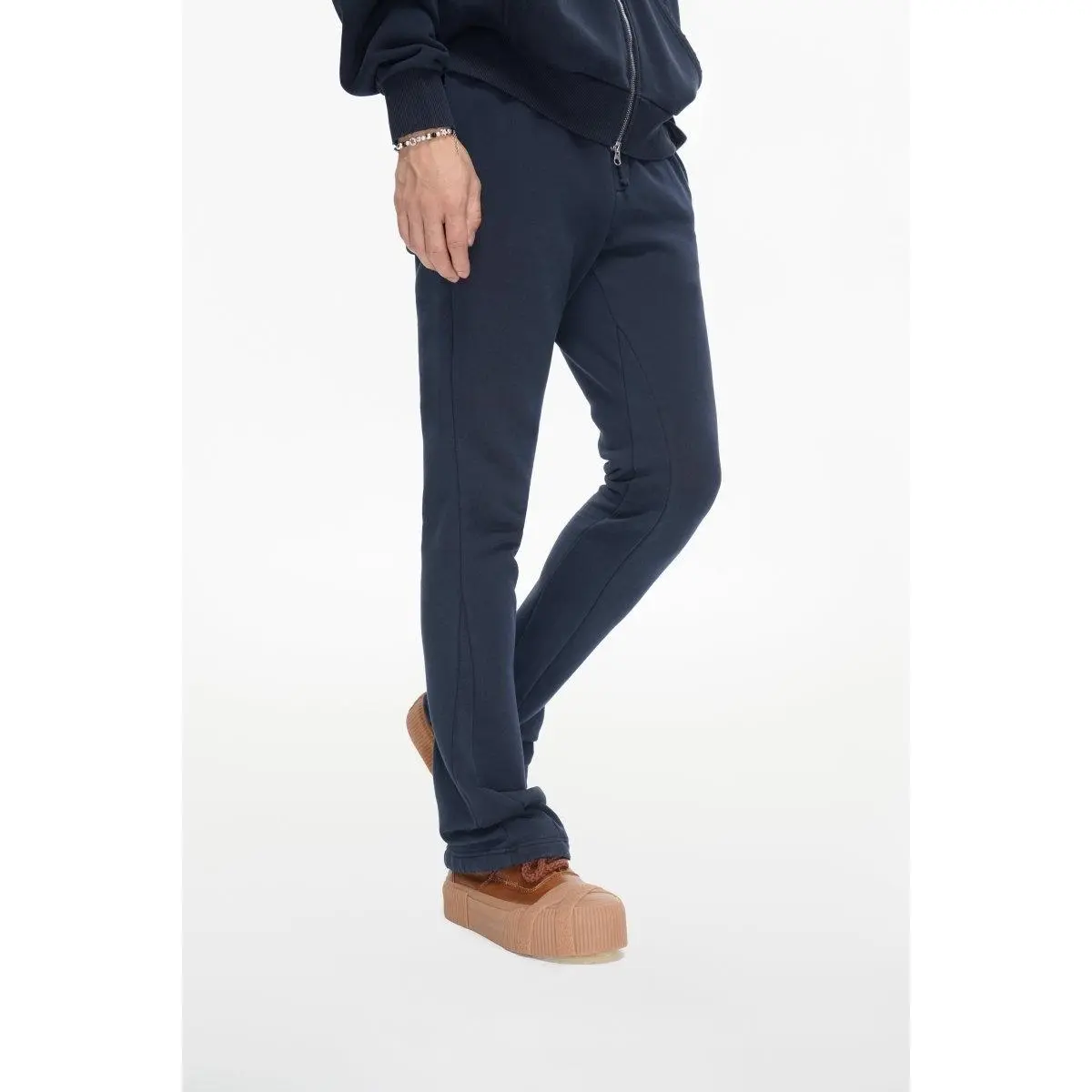 Mr. Fleece Stacked Navy