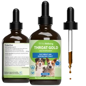 Throat Gold - Soothes Occasional Cough & Throat Discomfort in Dogs