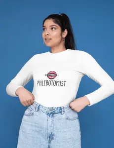 Phlebotomist Under Scrub Custom Allied Healthcare Tops for Vital Work Celebration