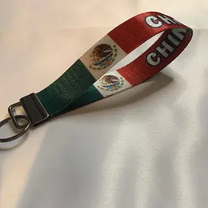 Chingon, Bandera de Mexico Wristlet