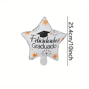 Graduation Party Decorations, Aluminum Foil Balloons, Graduation Ceremony Supplies, Indoor Outdoor Event Props, Balloon Arch