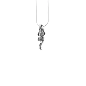 Biting Alligator Pendant