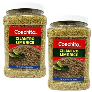 Conchita Seasoned Cilantro Lime Instant Rice, 3.25 lbs Pack of 2, Pantry Food Grain, Ideal for Lunch, Dinner, Meal or Dish