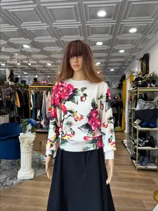 Nobello Peony Print Sweater – SKU 17487