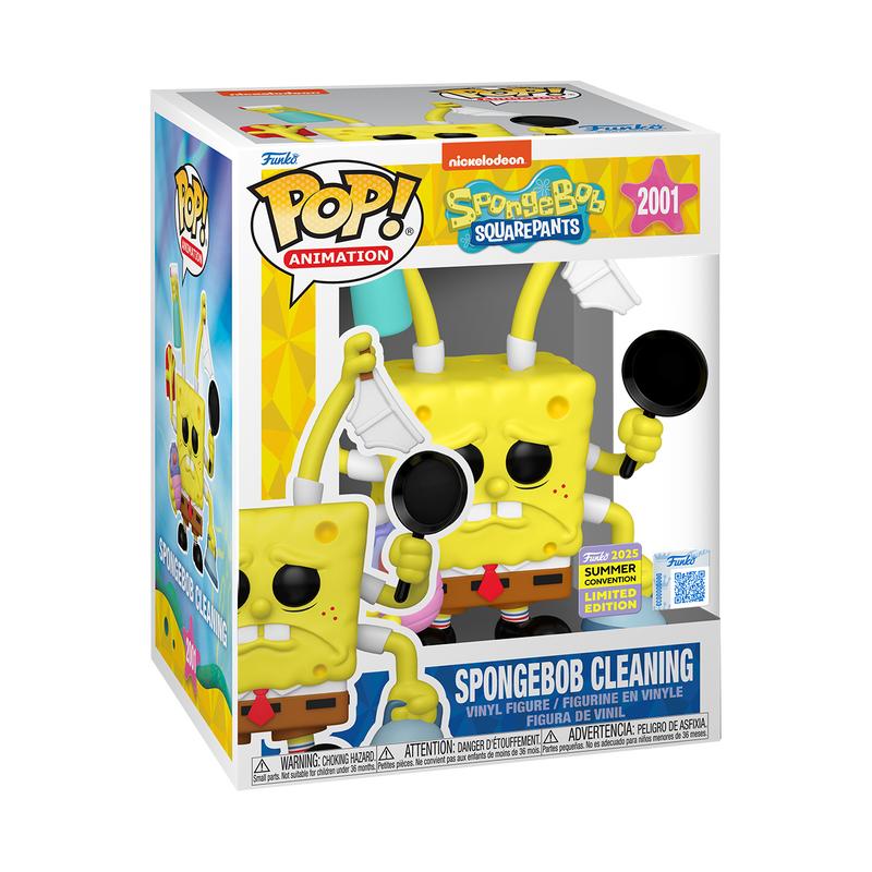 SpongeBob SquarePants Cleaning SpongeBob #2001 Vinyl Figure