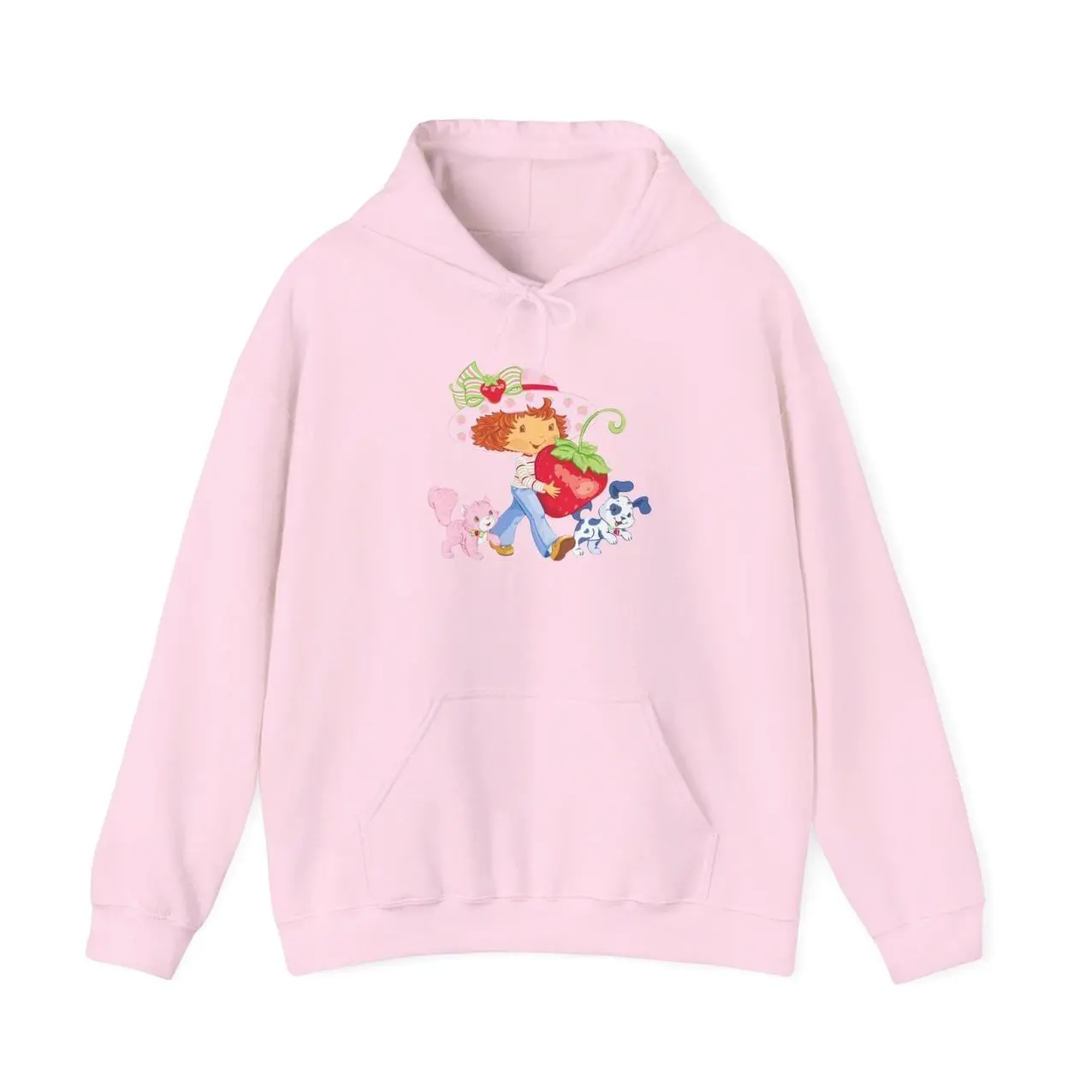 Strawberry Shortcake Graphic Hoodie – Unisex Pullover Sweatshirt, Cute Casual Style
