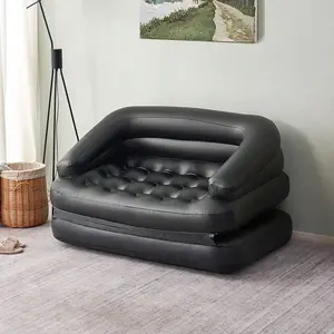 78" x 54" x 24" Inflatable Sofa, Air Couch 5-in-1