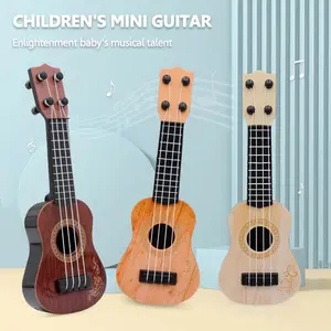 Mini Soprano Ukulele 4 Strings Beginners Learning Guitar Musical Instruments Early Education Toys Stringed Instruments