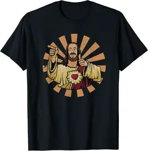 Vintage Buddy a Christ Christmas Jesus T-Shirt - Lyubovboris Shop 29B0CP73L741
