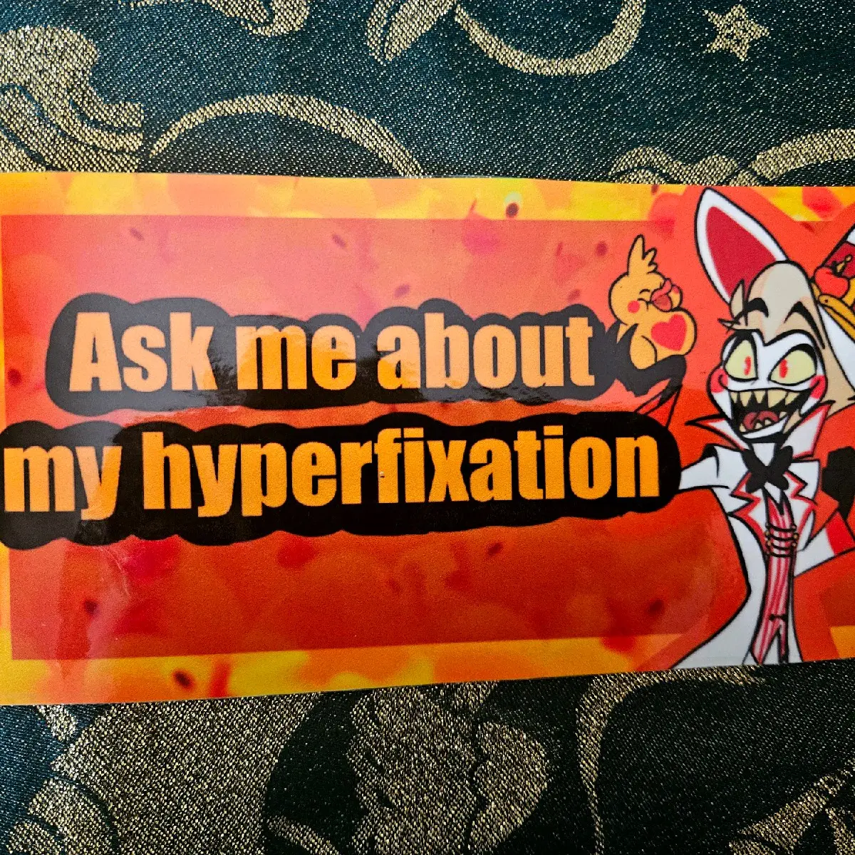 Hazbin Hotel Unhinged Bumper Stickers - Lucifer