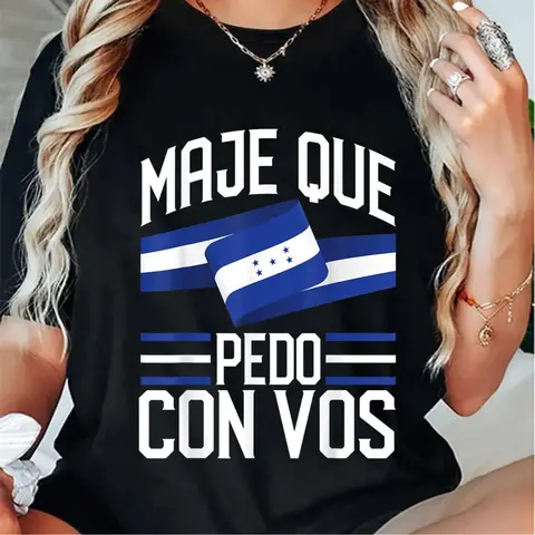 Honduras Flag Print 100% Cotton T-Shirt For Catracho Pride With Comfortable Round Neck And Short Sleeves