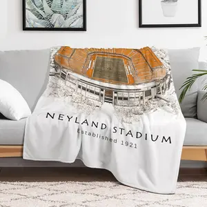 Official Neland Stadium Tennessee Football Blanket - Retro Stadium Design, Extra Large Shawl/Throw Blanket - Four Seasons Soft Flannel - Perfect for Game Day, Football Fan Gift, Birthday, Christmas - Anti-Pilling, Shrinkage, and Fading, Durable Material