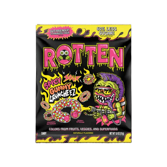 Rotten Spicy Sour Gummy Cruncheez