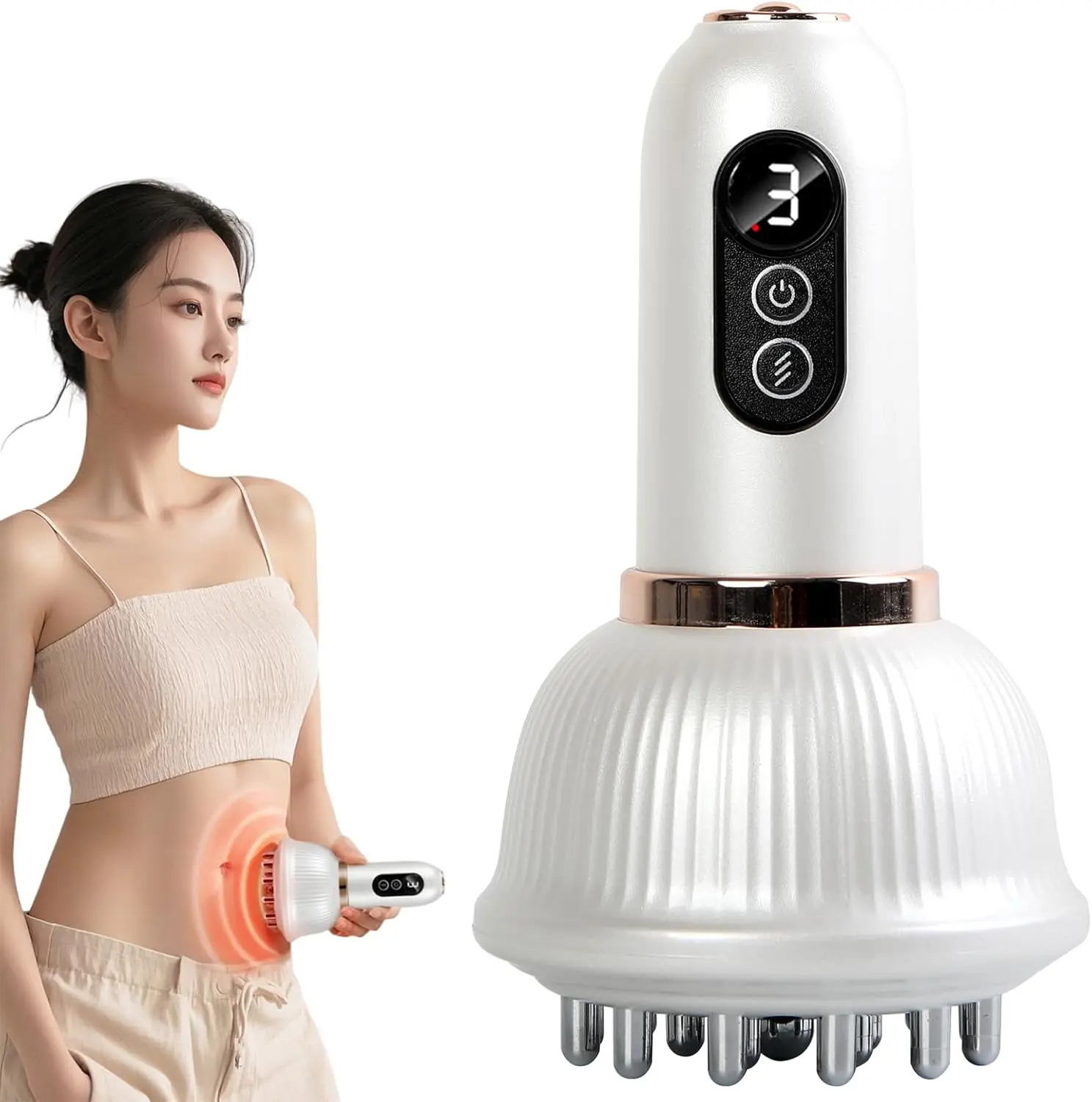 1 Count Body Sculpting Massage Tool, Handheld Cordless Electric Body  Massager with Relaxing Heat, Vibration & Soothing Pulse for Legs, Arms,  Hips & Belly Daily - TikTok Shop
