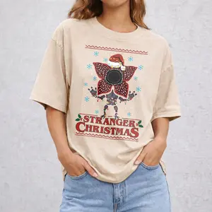 Stranger Christmas Sweatshirt, Merry Upside Down Xmas Jumper, Retro 80s Sweatshirt, Funny Holiday T-Shirt, Sci-Fi Christmas Things Fans Top