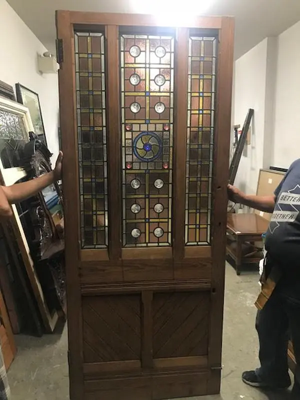 Stained Glass Door