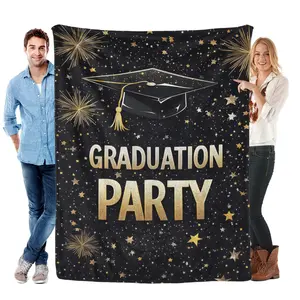 Graduation Gift for Her Him | Class of 2026 Flannel Blanket Throw | Best Friend College Grad Present | Ideal for Dorm, Apartment, Couch | Cozy Unisex Design for Summer Chills or Camping
