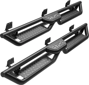 YITAMOTOR Running Boards for 2019-2025 Dodge Ram 1500 New Body Crew Cab, 6" Two-Stair Steel Side Step Rail Drop Nerf Bars (Excl 19-25 1500 Classic)