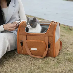 Breathable Large Capacity Cat Backpack, Lightweight Dual-Shoulder Pet Bag for Small Pets, Outdoor Use, Comfortable and Durable Design