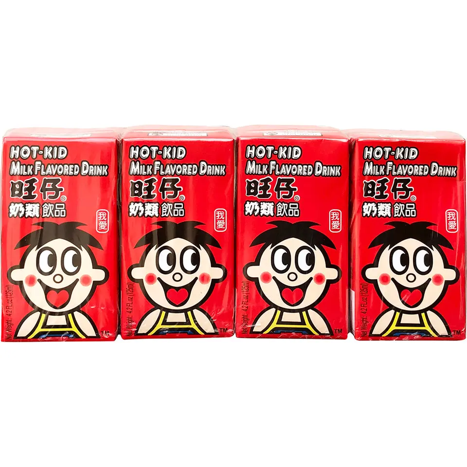 WANT-WANT Iconic Design Milky Protein Dairy Drink with Condensed Milk, 125ml Ambient Sugar-Based Beverage for Kids, Delicious 4-Pack WANT-WANT Iconic Design Milky Protein Dairy Drink with Condensed Milk, 125ml Ambient Sugar-Based Beverage for Kids, Delicious 4-Pack
