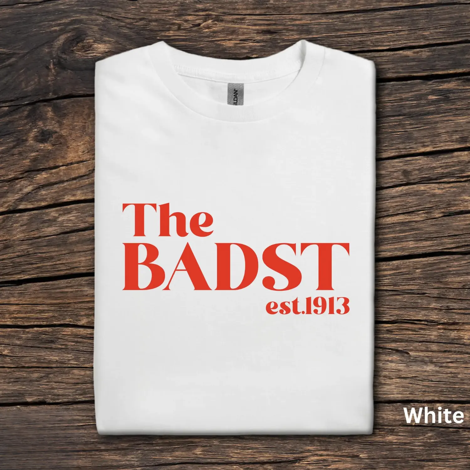 The Baddest Delta Sigma Theta T-Shirt, DST Sorority Graphic Tee, Red White Sisterhood Shirt, Greek Letter Apparel