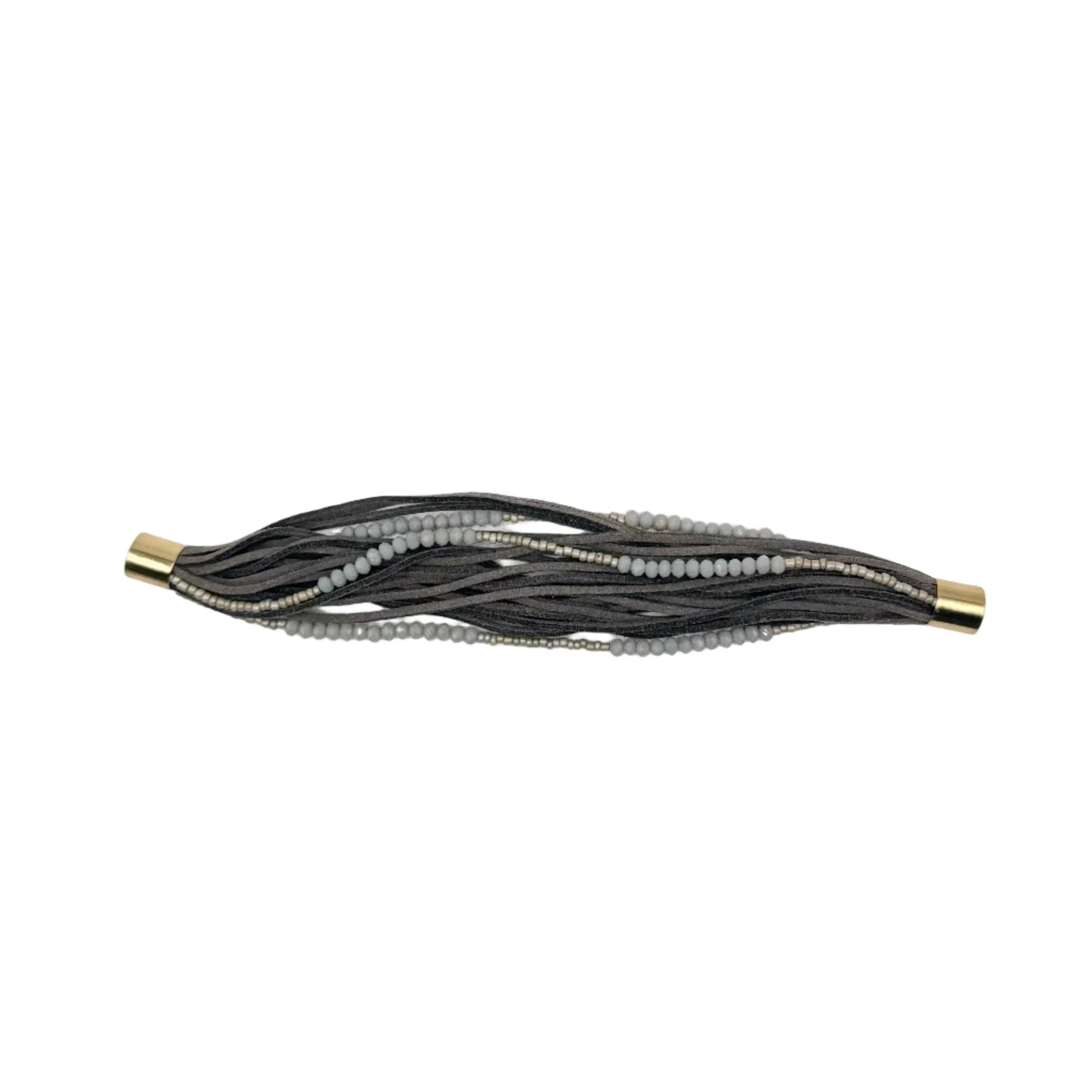 Leather Strings Magnetic Bracelet