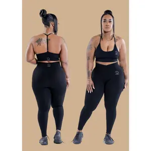 Crossover V Front | Seamless Ribbed Leggings