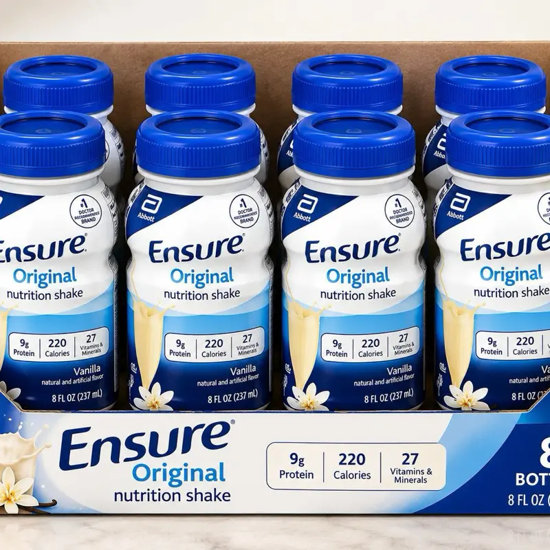Ensure 8-Pack Nutritional Drink (Assorted Flavors Optional, for Adult Nutritional Support)