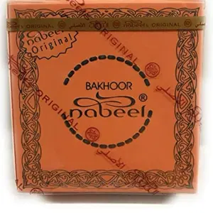Nabeel Bakhoor Incense oudh Original Packaging Featuring Elegant Design