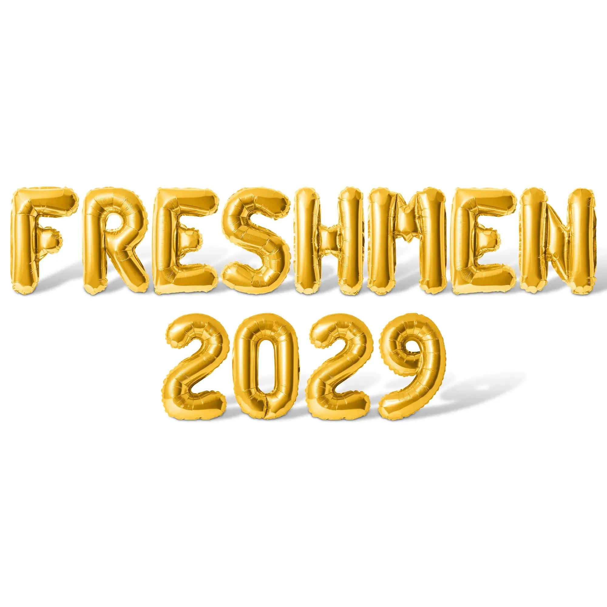 Letter Balloons - FRESHMEN 2029 16" Inch Alphabet Letters Foil Mylar Balloon Freshman Year Party Banner