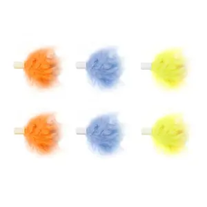 6pcs Cats Feathered Toy Rod Toy Teaser Catcher Teaser Supplies 6pcs Cats Feathered Toy Rod Toy Teaser Catcher Teaser Supplies