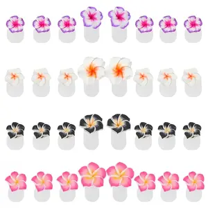 32 Pieces Colorful Silicone Flower Toe Separators Toe Stretcher Pedicure Spacers Tools for Nail Polish Art Nail Salon Toe Dividers (A)