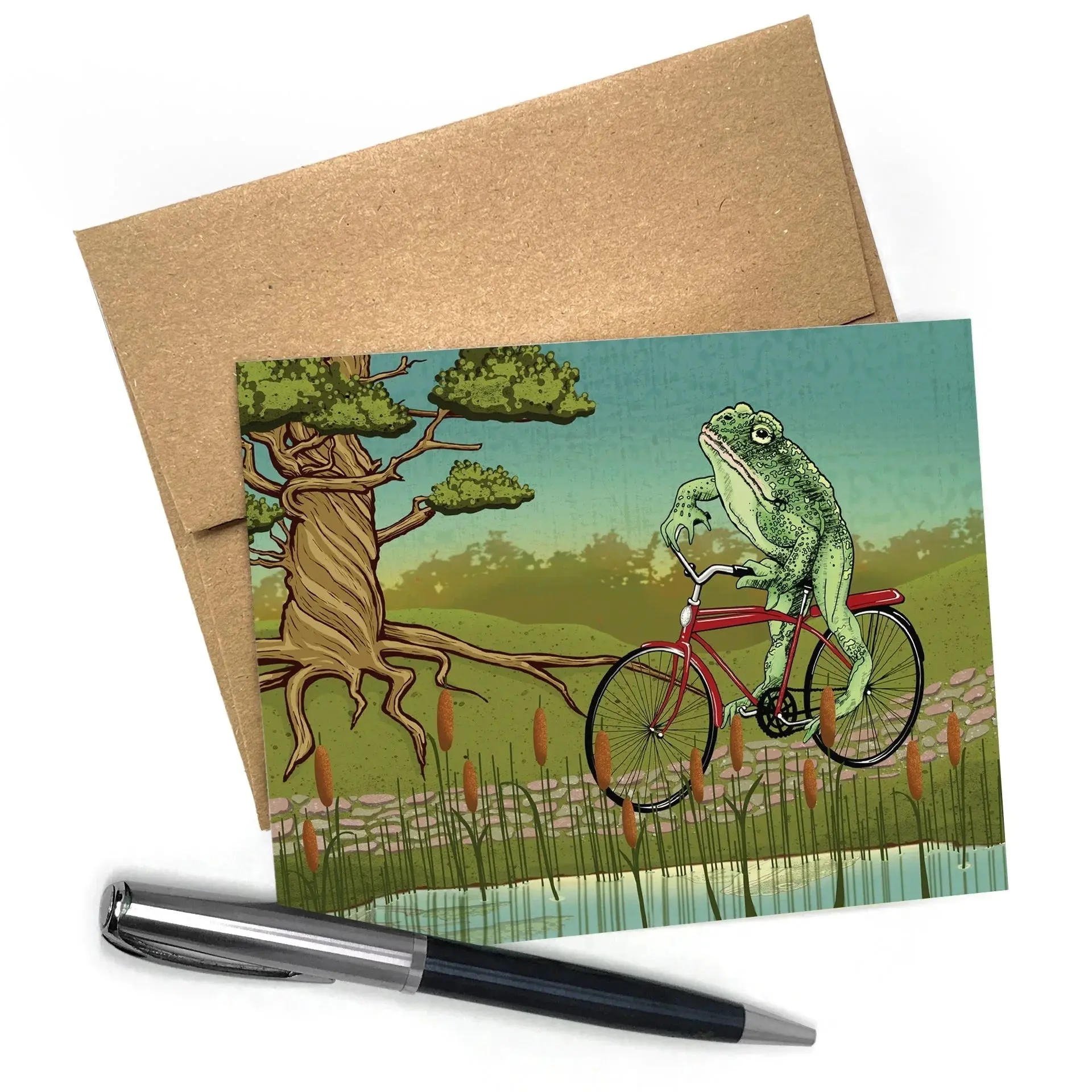 Frog Greeting Card