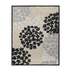 Nourison Home Hydrangea Print Indoor/Outdoor 7'10" x 9'10" Rug