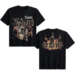 Roman Reigns We The Ones T-shirt, WWE Tee, WWE Wrestling Sports Shirt, WWE Merch, Casual T-Shirts Top Short Sleeves, Menswear, Gift For Fans