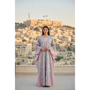 TALA JAZZY New Pink Cotton Abaya / Kimono