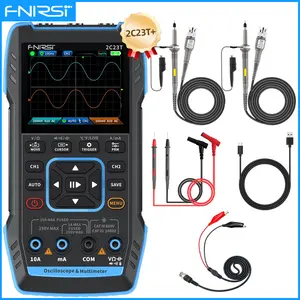 FNIRSI 2C23T 3 In 1 Two Channel Handheld Digital Oscilloscope 50MSa S Sampling Rate 10MHz Bandwidth 10000 Count Measures Voltage Current Capacitance Resistance and Diodes