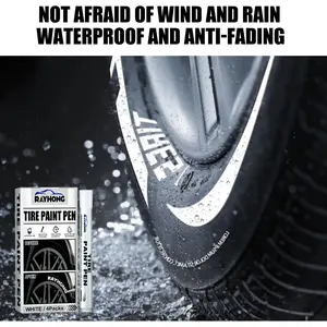 Tire Paint Pen Car Tire Letter Pen Decoration Modification Graffiti Tire Marking Pen