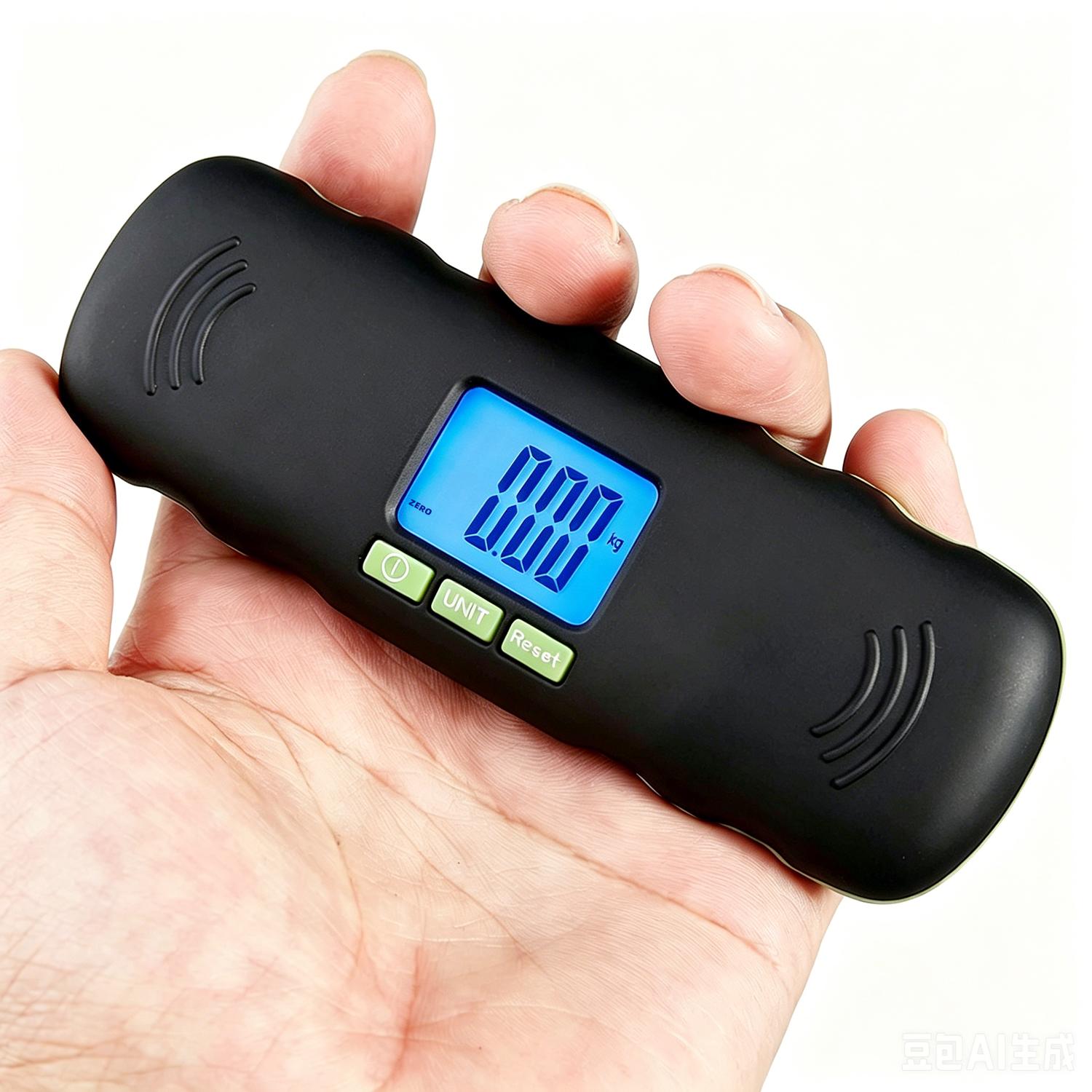 Luggage Scale, 110lb/50kg Digital Travel Scale with Tare & Hold Function, Backlit LCD, Unit Switch, Portable Handheld Scale for Suitcases, Backpacks, Packages and Pets