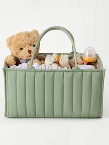 Stylish Diaper Caddy Organizer, Nursery Storage Basket, Perfect Baby Shower Gift, Essential Newborn Items, Registry Must-Have