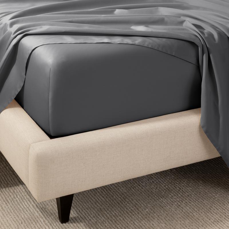 Bare Home Organic Cotton Sateen Fitted Sheet