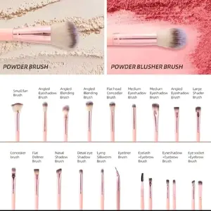 40 or 20 Pcs Makeup Tool Set with Box - Soft Bristles for Perfect Blending, Gift Packaging,‎…
