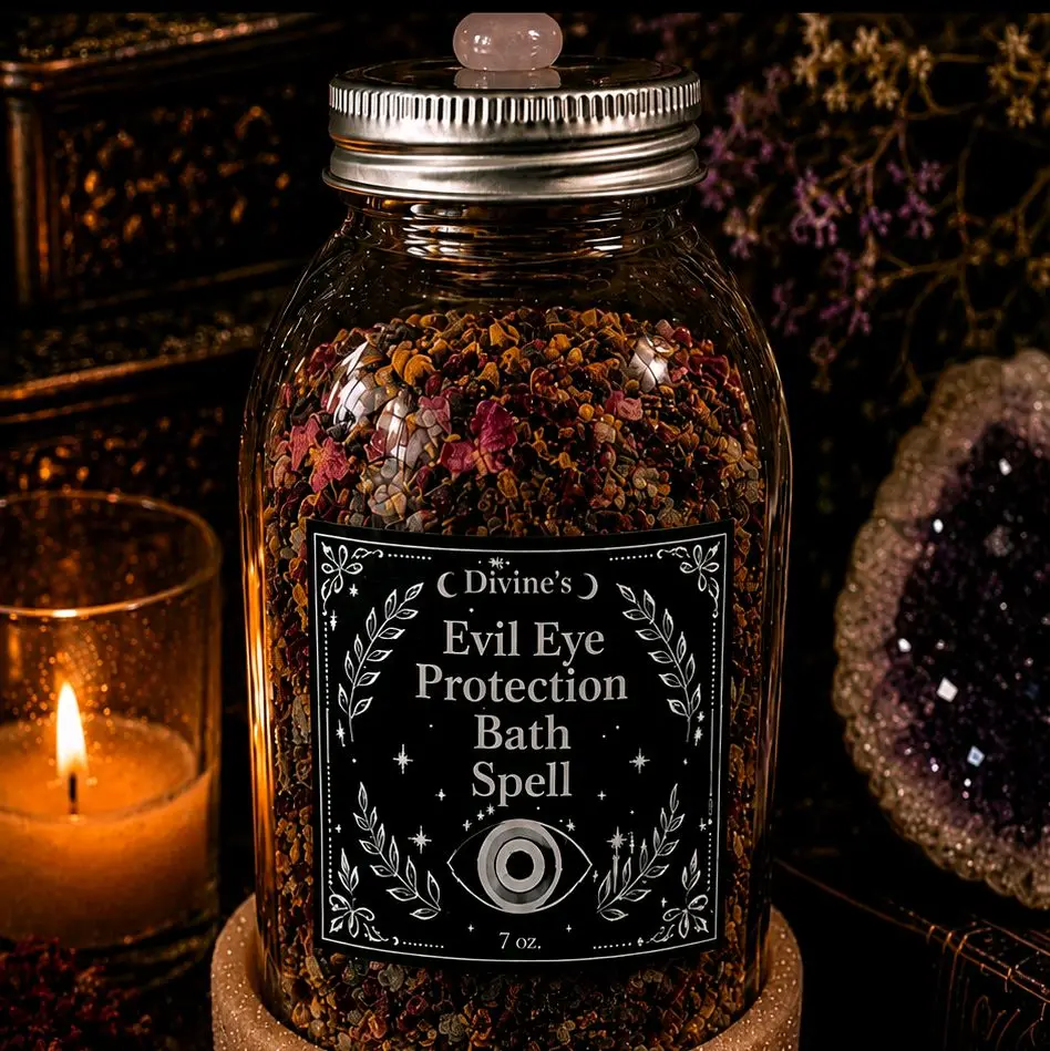 Divine’s Evil Eye Protection Bath + Candle Bundle