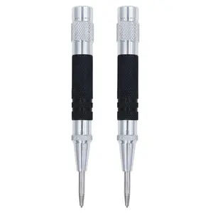 Press Button Automatic Center Punch, Innovative Dual Count Spring Loaded System, Stable and Controllable Impact Force, Adjustable Stroke Design