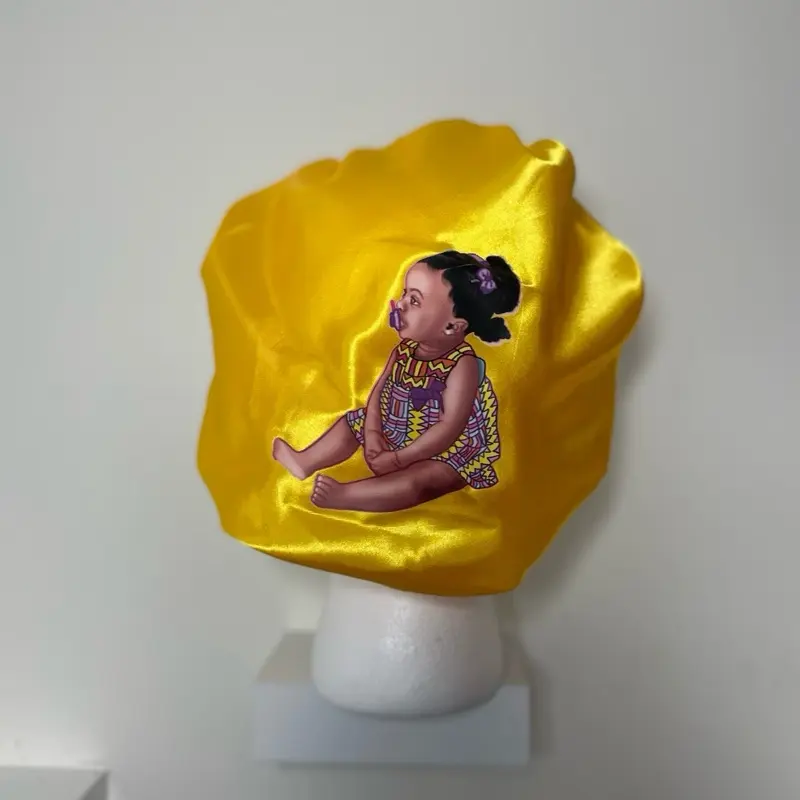Hair Bonnet Satin Heatless