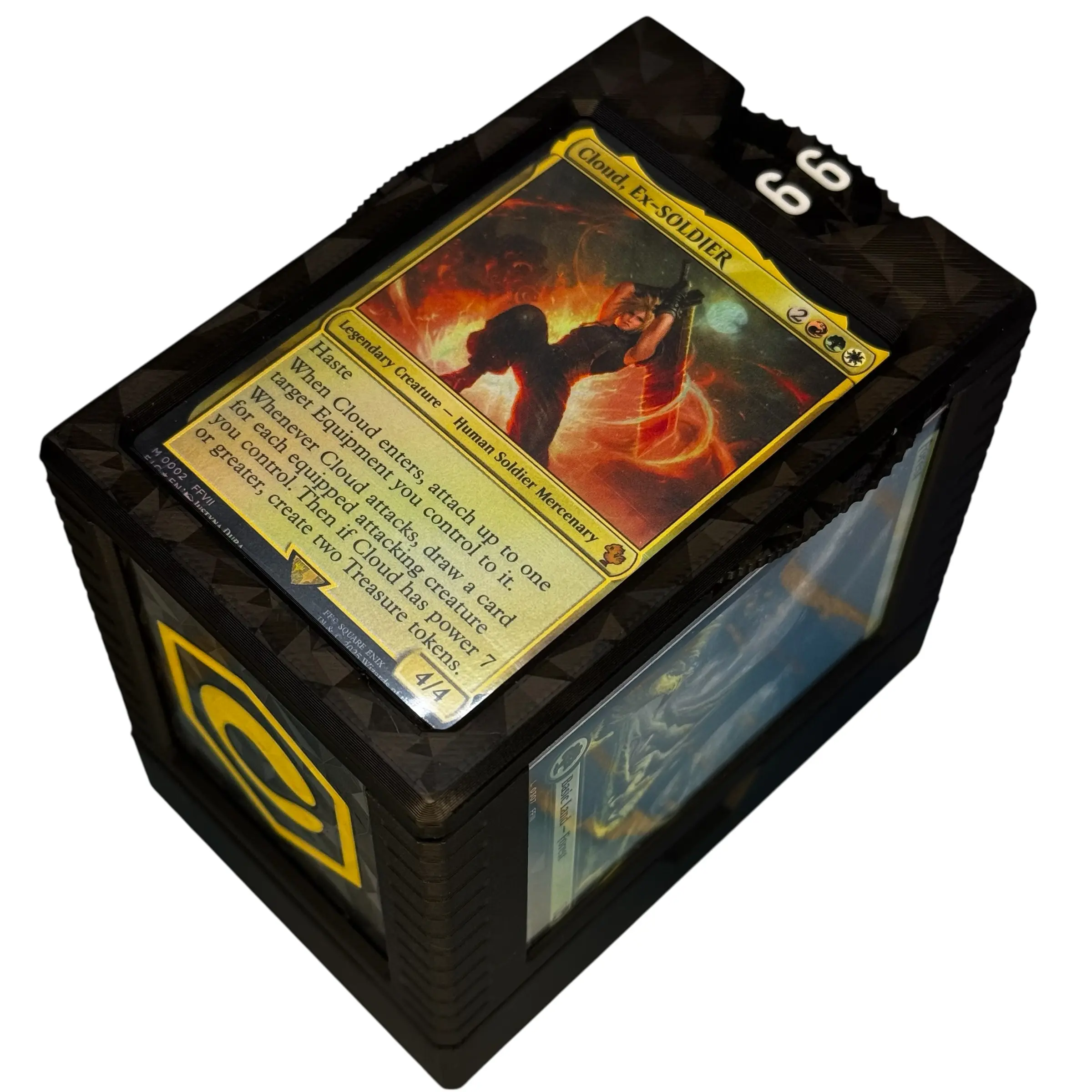 Magic Commander/EDH Deck Box with Damage Counter & Token Tray Holds 100 Cards Customizable Slots for Commander & Art Cards - TikTok Shop Magic Commander/EDH Deck Box with Damage Counter & Token Tray Holds 100 Cards Customizable Slots for Commander & Art Cards - TikTok Shop